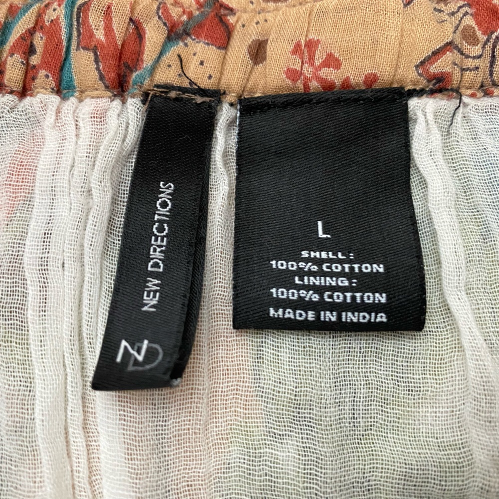 New Directions Colorful Patchwork Maxi Skirt - image 4